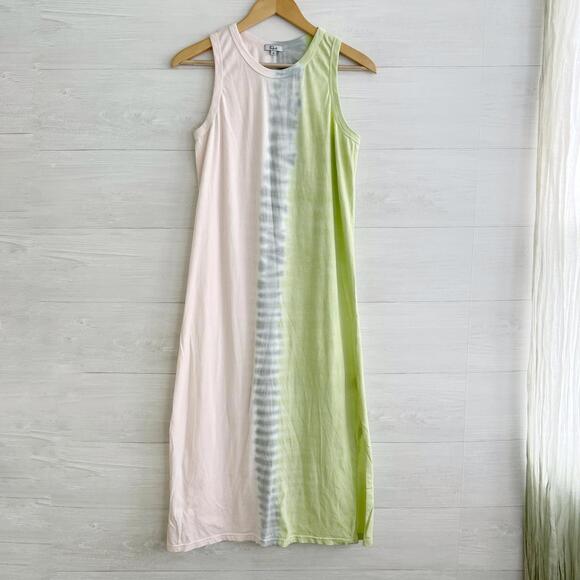 Rails Dresses & Skirts - Rails - Pastel tie-dye sleeveless cotton midi dress side slits, M